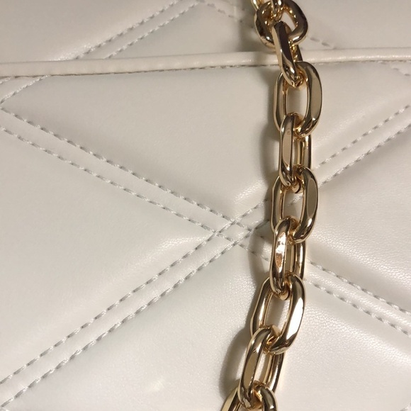 Michael Michael Kors Serena MD Flap Bag Convertible Shoulder Crossbody White - Picture 15 of 15